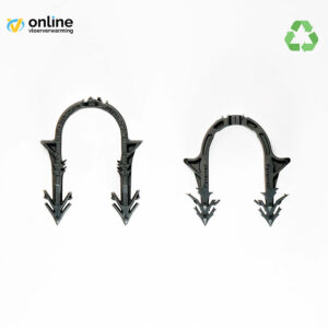 Tackers gelast RECYCLED 34mm hoog (voor buis 14-20mm) 300st