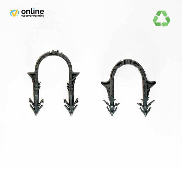 Tackers gelast RECYCLED 34mm hoog (voor buis 14-20mm) 300st