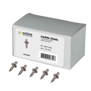 Fixpin staal 200 stuks